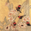 Gaston SUISSE (1896-1988) - Ignicolores dans les cactées en fleurs.